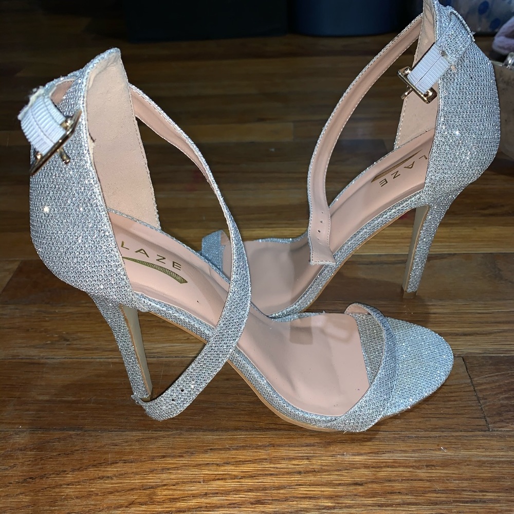 Silver heels